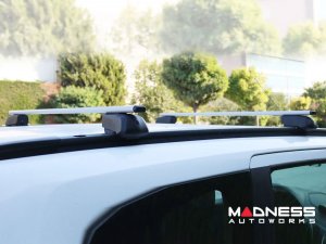 Alfa Romeo Stelvio Roof Rack Cross Bars - for models w/ factory roof rails - Silver - Starlock - 2018-2025 Alfa Romeo Stelvio Roof Rack Cross Bars - for models w/ factory roof rails - Silver - Starlock - 2018-2025